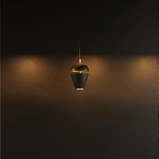 Hängande Lampa <strong>Järna</strong>  Svart, Guld V1