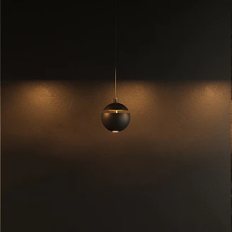 Hängande Lampa <strong>Järna</strong>  Svart, Guld V2