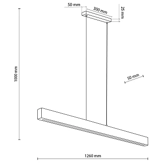 Hängande Lampa <strong>Sol</strong>  Trä Matt 126 cm