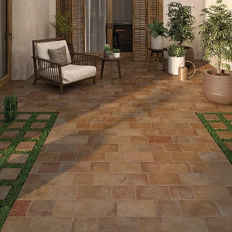Utomhus Klinker <strong>Lövsta</strong>  Terrakotta Matt-Rustik 20x30 cm Tjocklek 20 mm