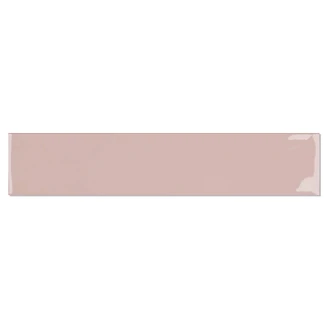 Kakel <strong>Malva</strong>  Rosa Blank 5x25 cm