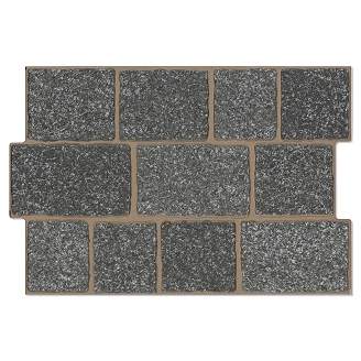 Klinker <strong>Norham</strong>  Svart Matt-Rustik 40x60 cm