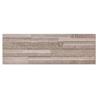 Kakel <strong>Maren</strong>  Brun Matt-Relief 17x52 cm