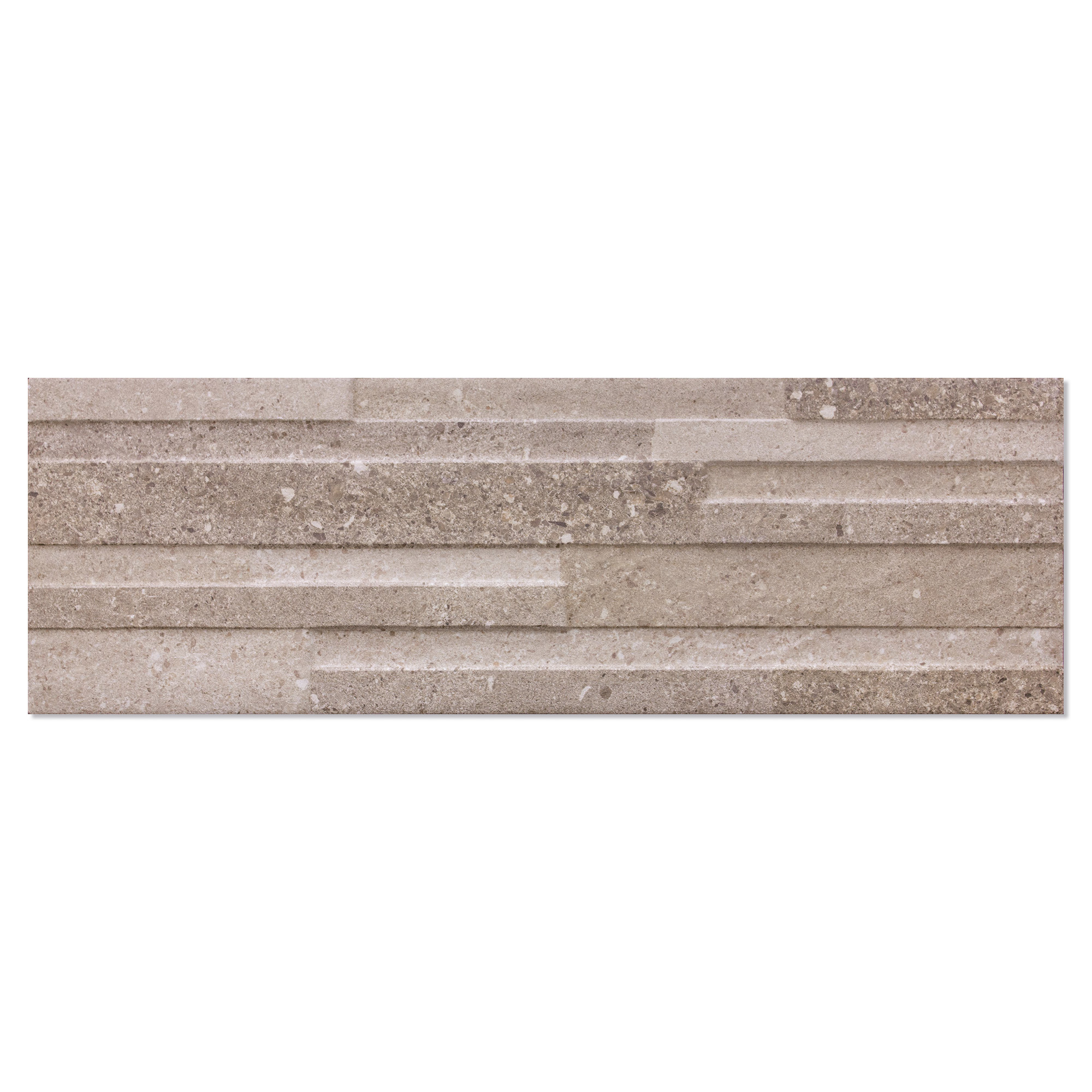 Kakel Maren Brun Matt-Relief 17x52 cm