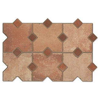 Klinker <strong>Hedtorp</strong>  Sandbrun Matt-Rustik 40x60 cm