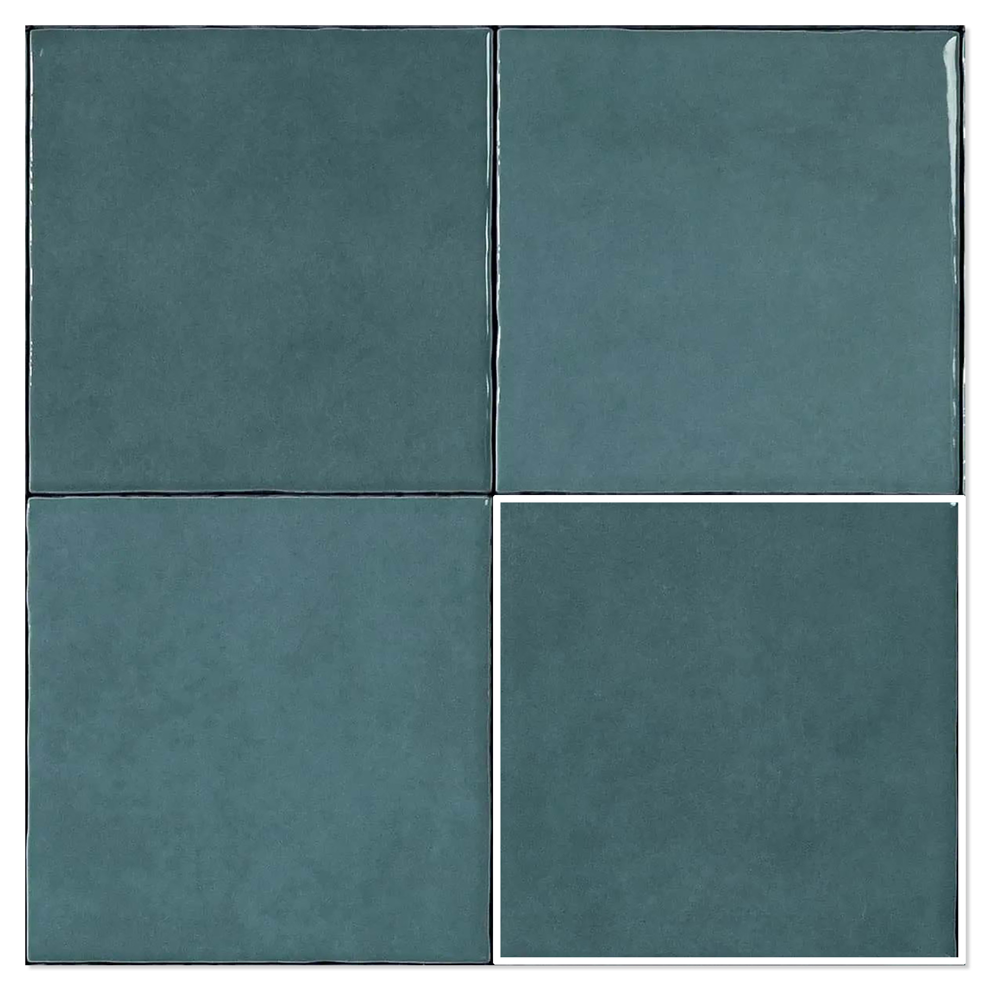 Estudio Kakel Zellij Ocean Blank 12.5x12.5 cm