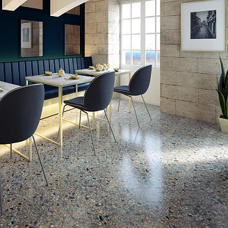 Terrazzo <strong>Gra Veneziana</strong>  Arcobaleno Matt 40x40 cm