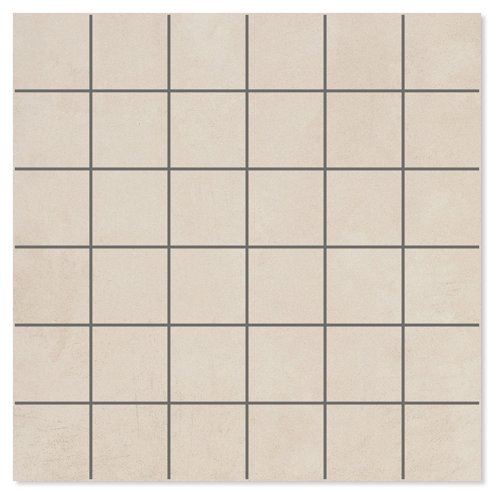 Mosaik Klinker Direct Beige Matt 30x30 (5x5) cm