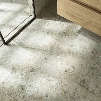 Klinker <strong>Kalksten Fjäll</strong>  Ljusbrun Matt-Struktur 3D 30x30 cm