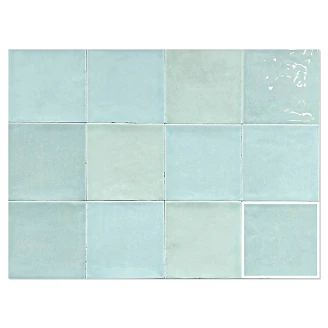 Klinker Zellige Mint Blank 12x12 cm