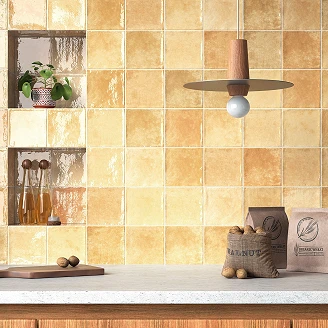 Klinker Zellige Ochre Blank 12x12 cm