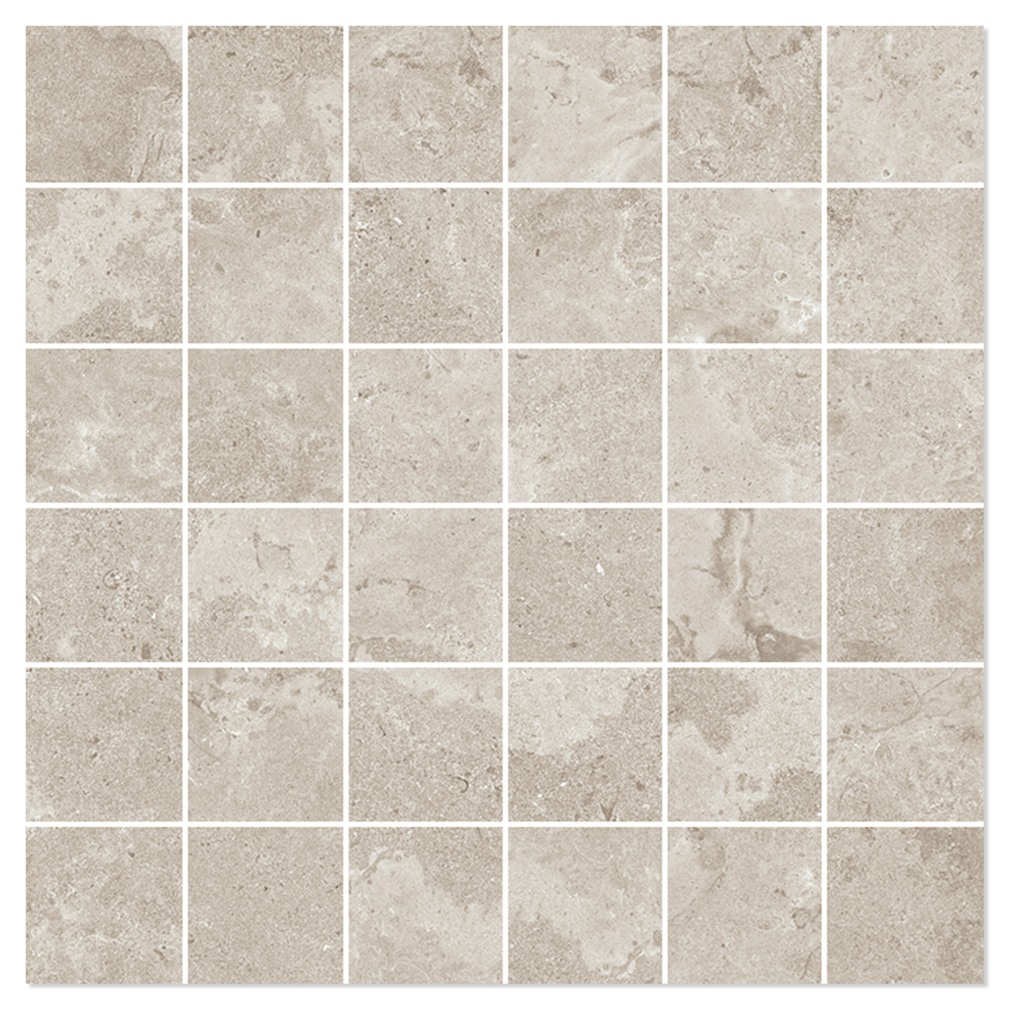 Novoceram Mosaik Klinker Kairn Naturel Matt 30x30 (5x5) cm