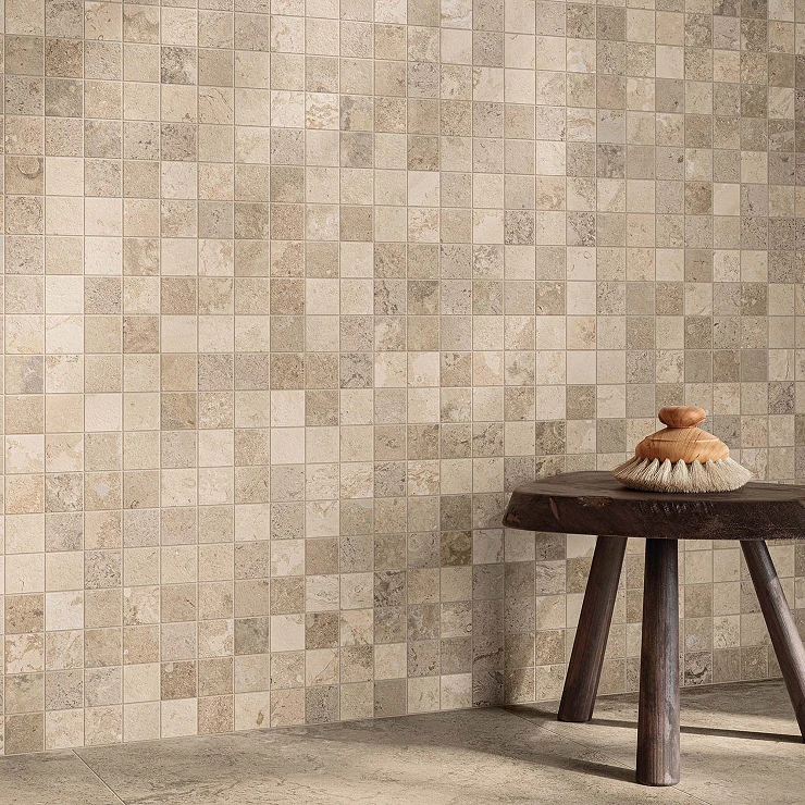 Novoceram Mosaik Klinker Solithe Naturel Matt 30x30 (5x5) cm