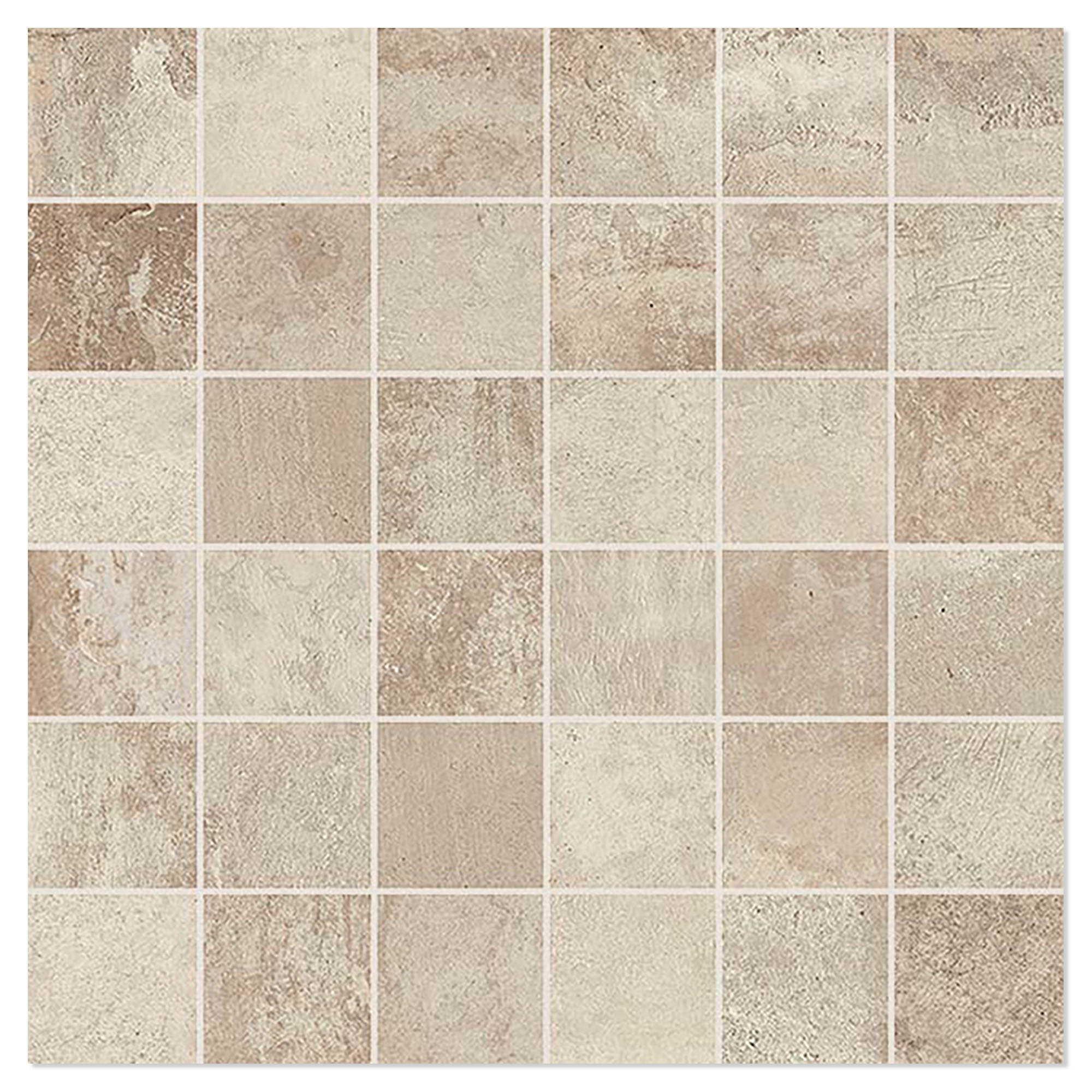 Novoceram Mosaik Klinker Chateau Ivoire Matt 30x30 (5x5) cm