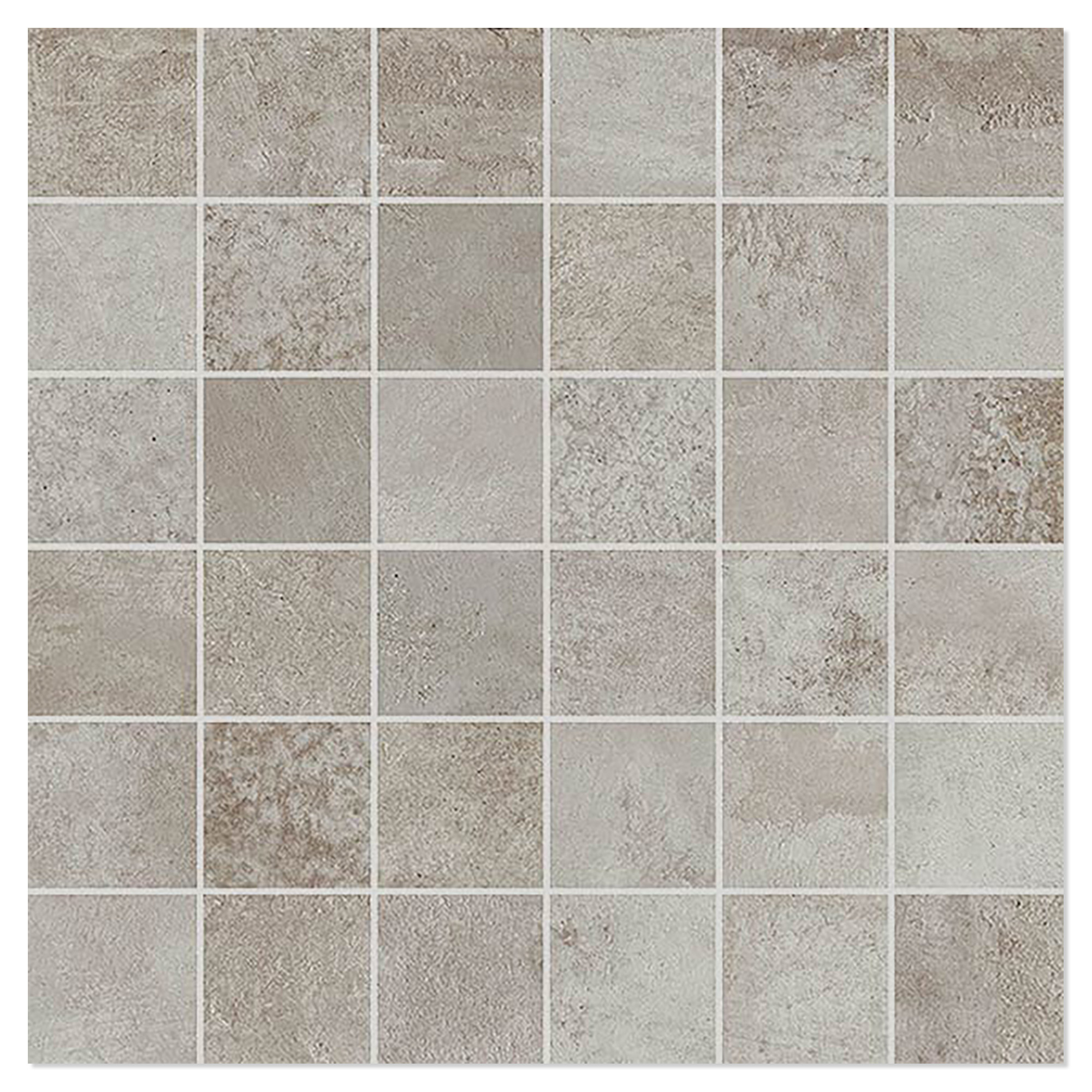 Novoceram Mosaik Klinker Chateau Gris Matt 30x30 (5x5) cm