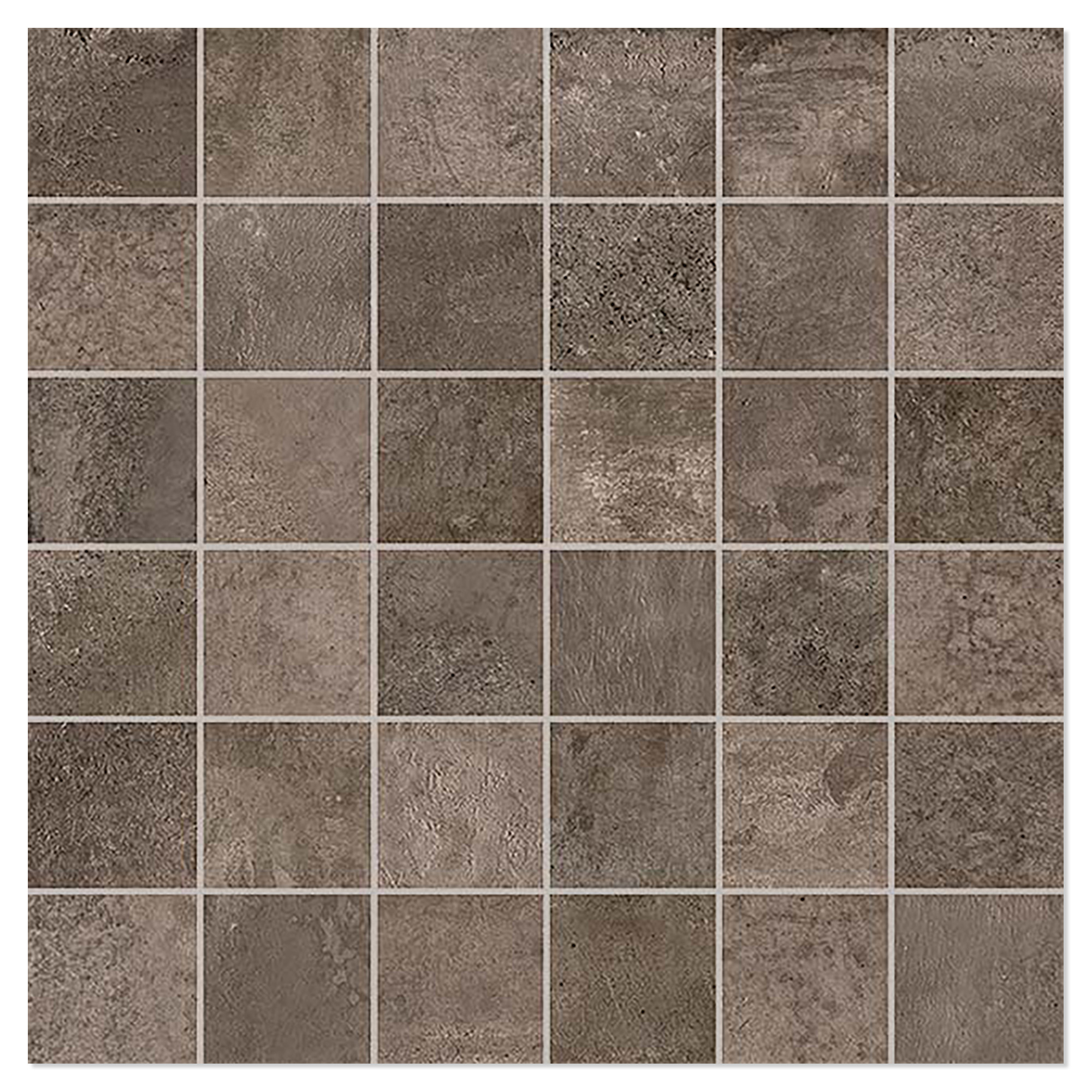 Novoceram Mosaik Klinker Chateau Moka Matt 30x30 (5x5) cm