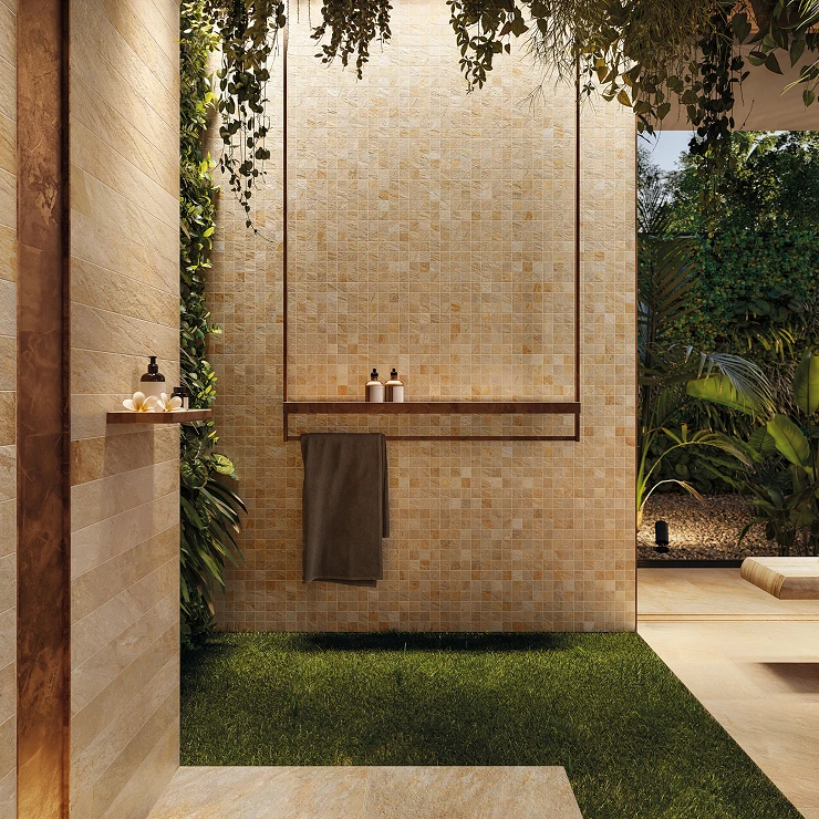 Novoceram Mosaik Klinker Zephyr Gold Matt 30x30 (5x5) cm
