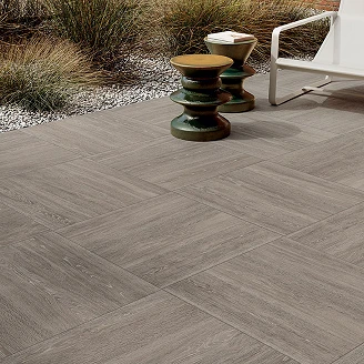 Novoceram Utomhus Klinker <strong>Lombok</strong>  Cendre Matt 60x60 cm Tjocklek 20 mm
