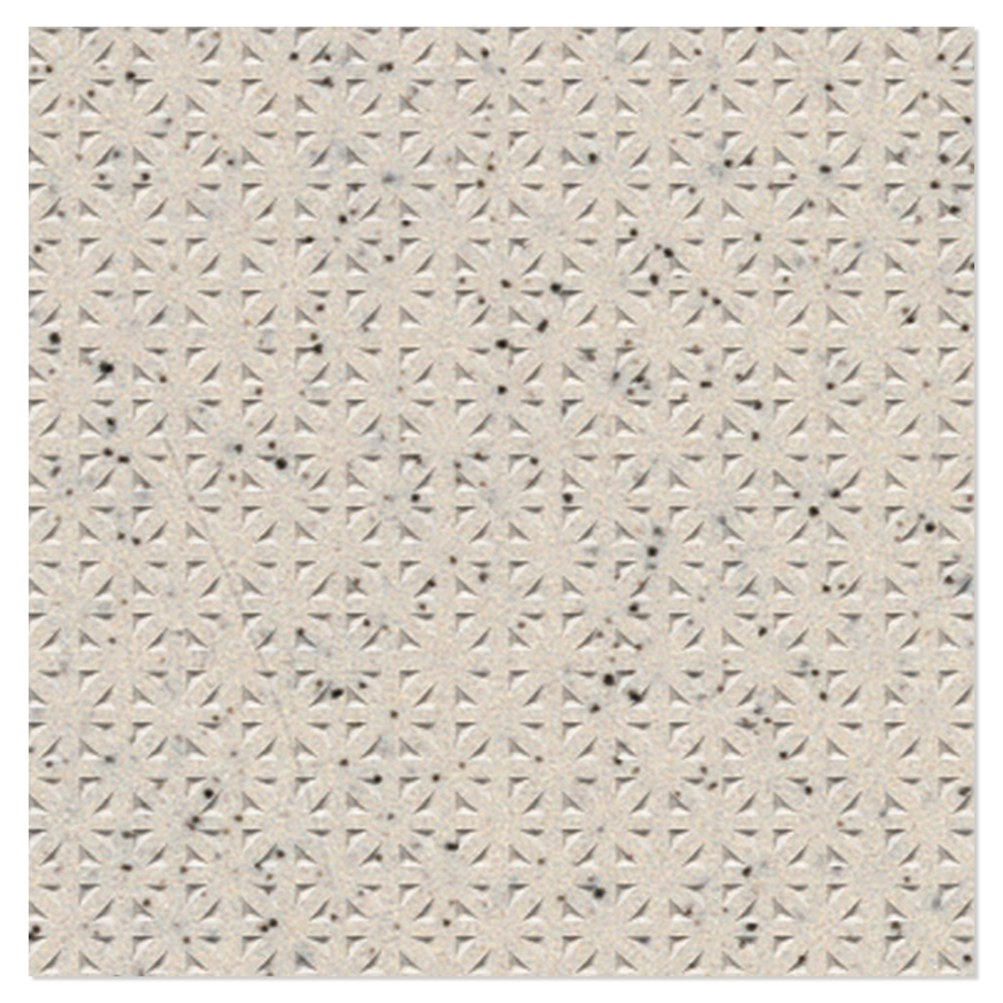 Novoceram Klinker Standard Blanc Noir Pointe De Diamant Matt 30x30 cm
