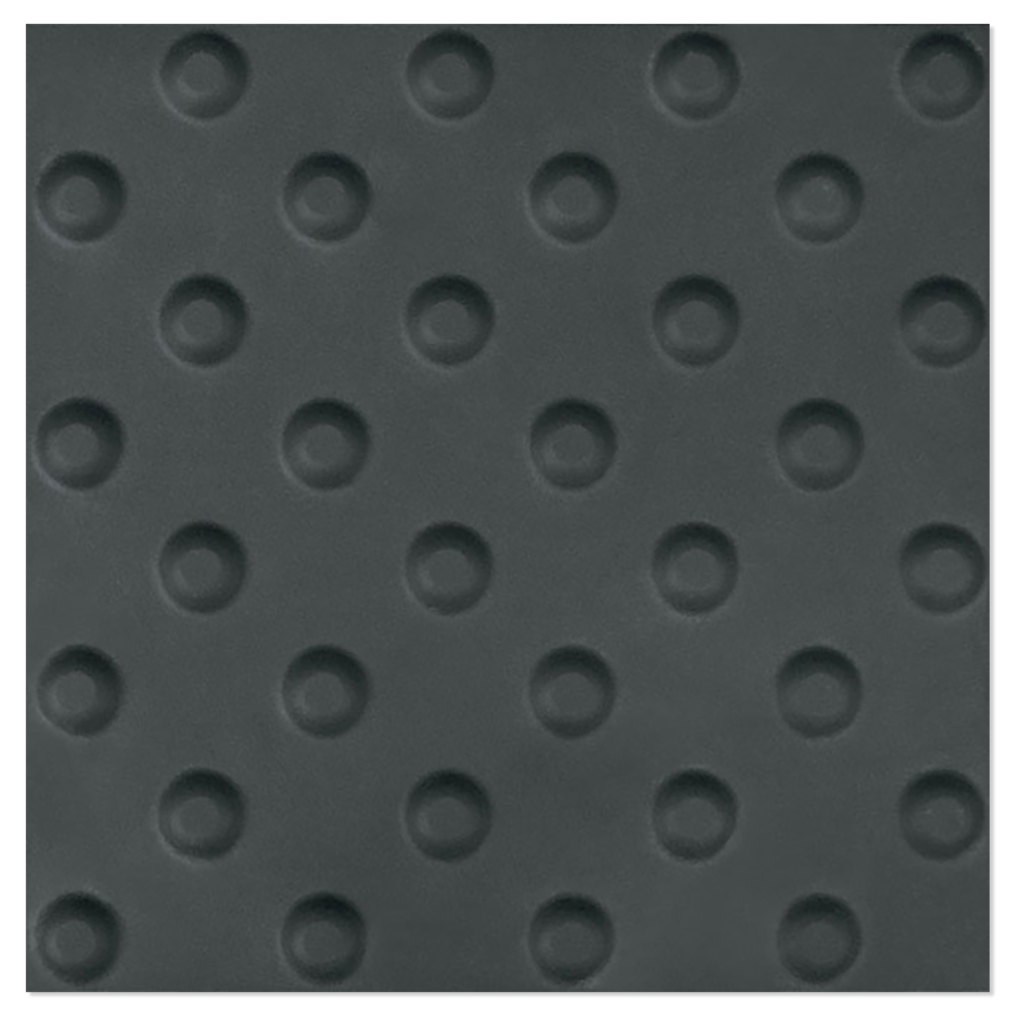 Novoceram Taktil Varningsplatta Noir Matt-Relief 30x30 cm