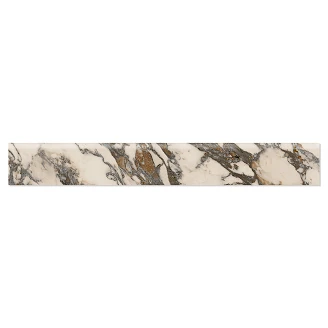 Marmor Golvsockel Klinker <strong>Rosendal</strong>  Gråbeige Matt 8x60 cm