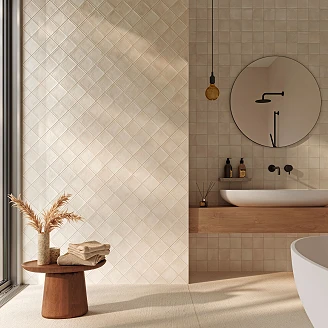 Klinker <strong>Amaya</strong>  Beige Matt 10x20 (10x10) cm