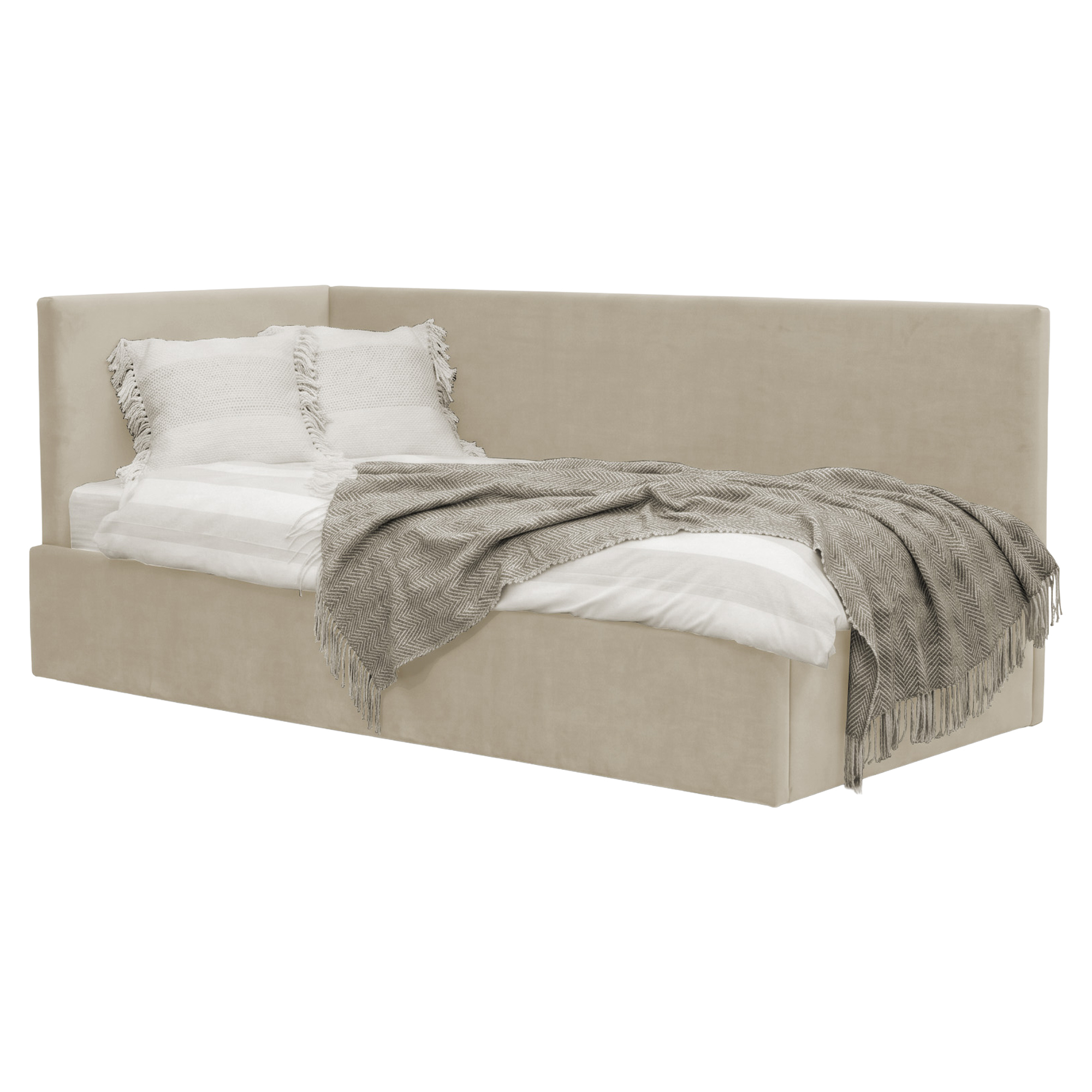 Sängram Altiro Beige utan Förvaring 120x200 cm