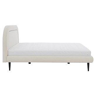 Sängram <strong>Nuvo</strong>  Vit med Integrerad Ribbotten160x200 cm