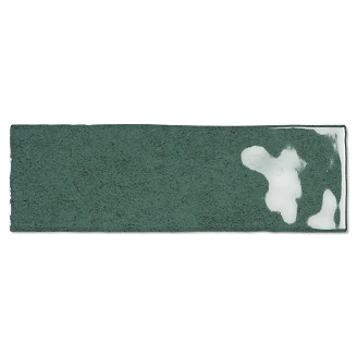 Kakel <strong>Amalia</strong>  Grön Blank 6.5x20 cm