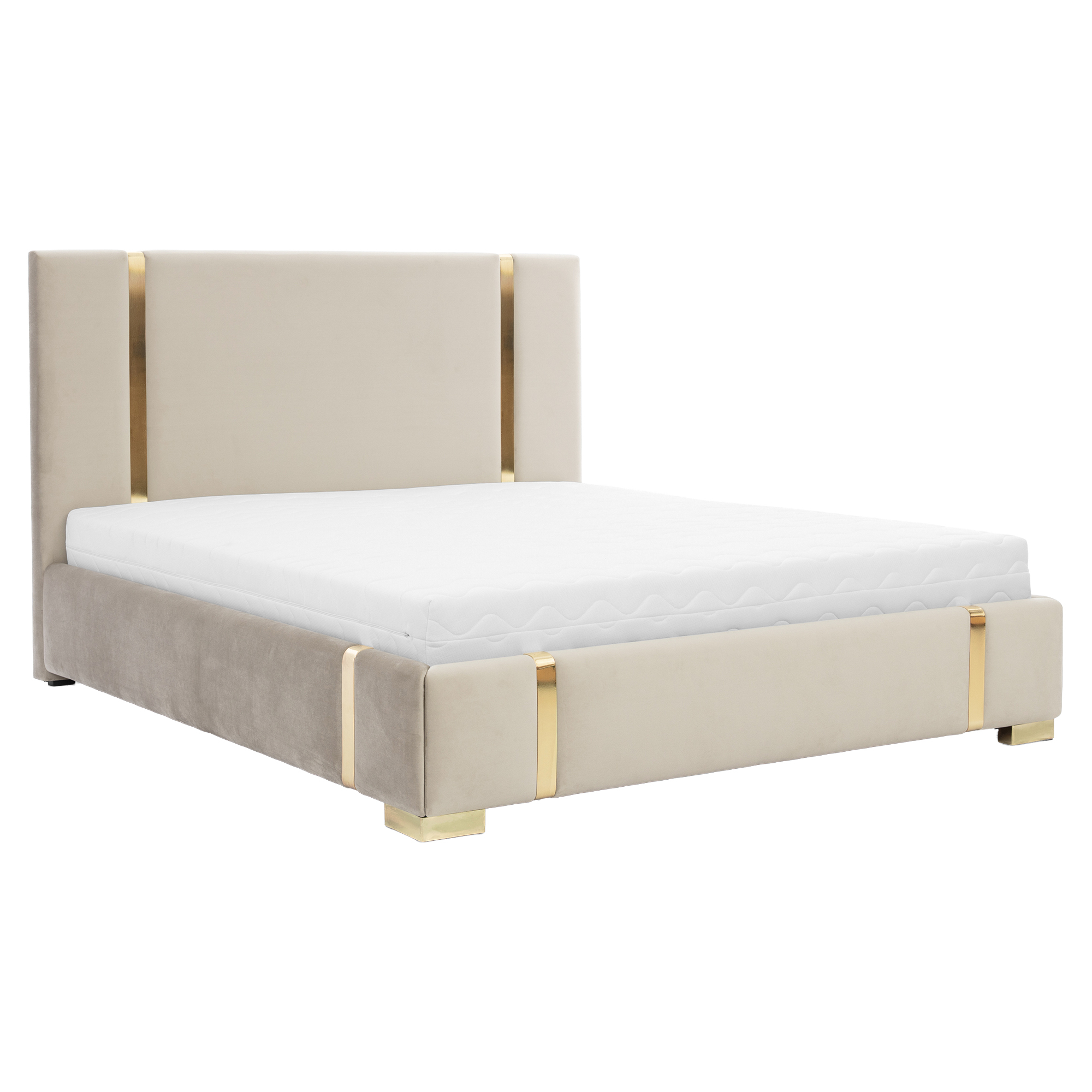 Sängram Orven Beige med Förvaring 140x200 cm