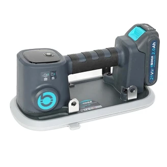 Batteridriven <strong>Plattlyft</strong>  med Digital Display (Batteri och Laddare Ingår)