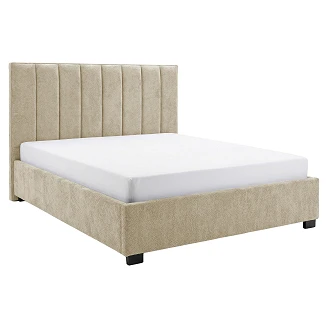 Sängram <strong>Lunor Ve</strong>  Stripe Beige utan Förvaring 140x200 cm