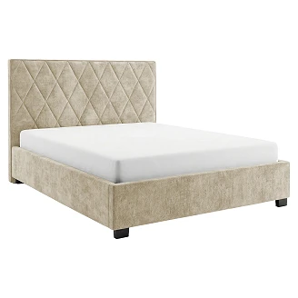 Sängram <strong>Lunor Di</strong>  Diamond Beige utan Förvaring 140x200 cm