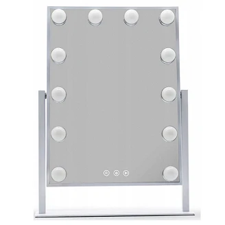Sminkspegel <strong>Beverly</strong>  Vit med Belysning 36×47 cm
