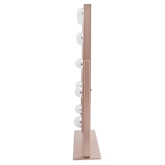 Sminkspegel <strong>Beverly</strong>  Puderrosa med Belysning 36×47 cm