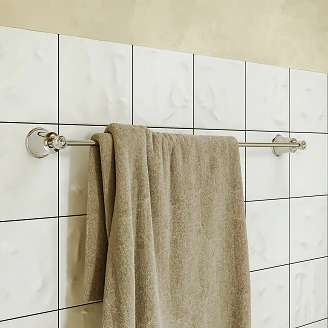 Omnires Handdukshängare <strong>Art Line</strong>  Krom Blank 65 cm