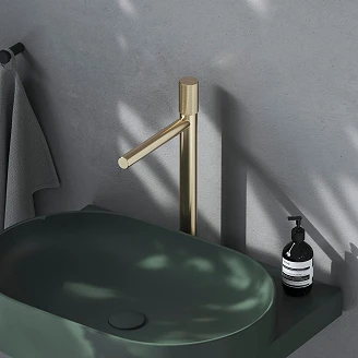 Ravak Tvättställsblandare <strong>Revers</strong>  Guld Matt 38 cm