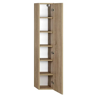 Högskåp Rove Platin Ek Matt 25x20x140 cm