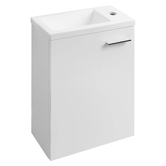 Tvättställsskåp Rove Vit Blank 37 cm med Handfat Vit