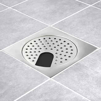 Golvbrunnssil Classic 197 mm Krom Blank M/U