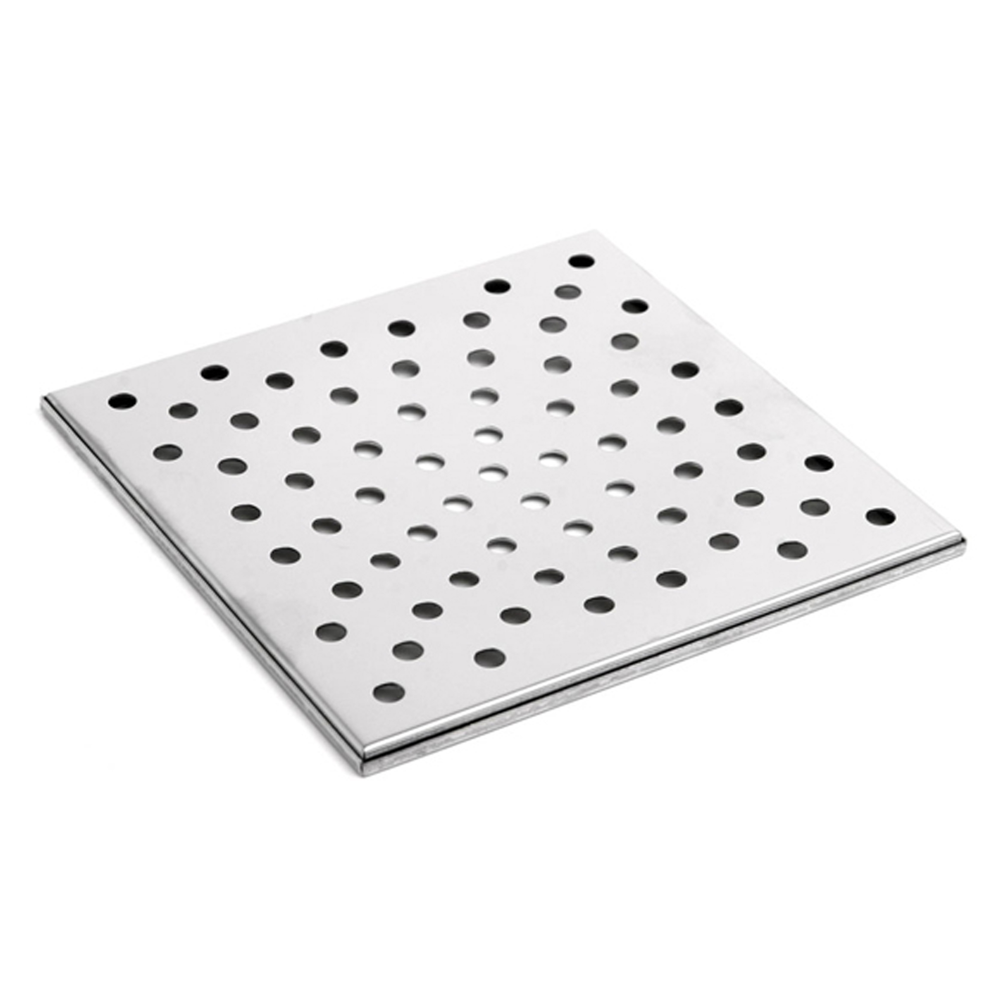 Fyrkantssil Classic Krom Blank 150x150 mm U/U