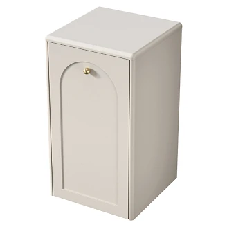 Tvättställsskåp <strong>Hartley</strong>  Beige Matt 42 cm med Bänkskiva & Handtag Guld