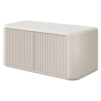 Tvättställsskåp Torino Beige Matt 100 cm med Bänkskiva