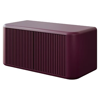 Tvättställsskåp Torino Burgundy Matt 100 cm med Bänkskiva