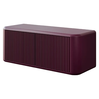 Tvättställsskåp Torino Burgundy Matt 120 cm med Bänkskiva