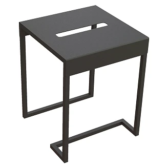 FYNDVARA Badrumspall <strong>Correo</strong>  Svart Matt