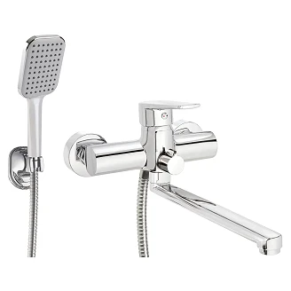 FYNDVARA Badkarsblandare med Duschset <strong>Tubo</strong>  Krom