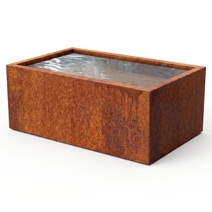 Vattenspegel Skagen Cortenstål 125x80x50 cm