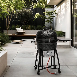 Köler Kolgrill <strong>Kamado</strong>  EG22-GAS Svart 65x67x79 cm