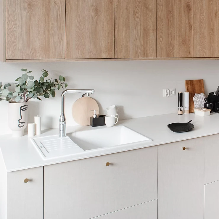 Cosentino Måttbeställda Bänkskiva Silestone Blanco Maple Polerad, 2 cm